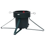 vidaXL Suport brad de Crăciun, negru, 46x46x19 cm