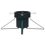 vidaXL Suport brad de Crăciun, negru, 46x46x19 cm