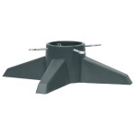 vidaXL Suport brad de Crăciun, verde, 55,5x55,5x15 cm