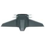 vidaXL Suport brad de Crăciun, verde, 55,5x55,5x15 cm