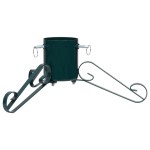 vidaXL Suport brad de Crăciun, verde, 58x58x21 cm