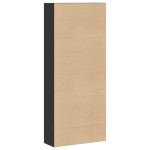 vidaXL Bibliotecă, negru, 80x30x189 cm, lemn prelucrat vidaXL Bibliotecă, negru, 80x30x189 cm, lemn prelucrat