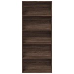 vidaXL Bibliotecă, stejar maro, 80x30x189 cm, lemn prelucrat vidaXL Bibliotecă, stejar maro, 80x30x189 cm, lemn prelucrat