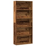 vidaXL Bibliotecă, lemn vechi, 80x30x189 cm, lemn prelucrat vidaXL Bibliotecă, lemn vechi, 80x30x189 cm, lemn prelucrat