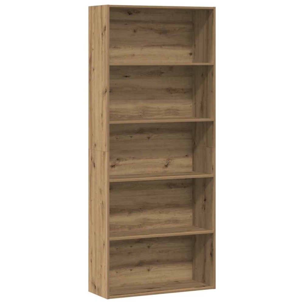 vidaXL Bibliotecă, stejar artizanal, 80x30x189 cm, lemn prelucrat
