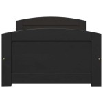 vidaXL Pat de zi cu 2 sertare fără saltea „IRUN” Negru 90x200 cm vidaXL Pat de zi cu 2 sertare fără saltea „IRUN” Negru 90x200 cm
