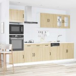 vidaXL Set dulap de bucătărie din 7 piese „Kalmar” lemn stejar Sonoma vidaXL Set dulap de bucătărie din 7 piese „Kalmar” lemn stejar Sonoma