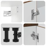 vidaXL Set dulap de bucătărie din 7 piese „Kalmar” stejar afumat Lemn vidaXL Set dulap de bucătărie din 7 piese „Kalmar” stejar afumat Lemn