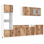 vidaXL Set de dulapuri de bucătărie 7 piese „Kalmar” Lemn vechi lemn vidaXL Set de dulapuri de bucătărie 7 piese „Kalmar” Lemn vechi lemn