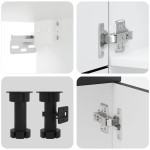 vidaXL Set dulap de bucătărie 7 piese „Kalmar” lemn negru prelucrat vidaXL Set dulap de bucătărie 7 piese „Kalmar” lemn negru prelucrat