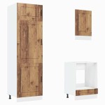 vidaXL Set de dulapuri de bucătărie 7 piese „Kalmar” Lemn vechi lemn vidaXL Set de dulapuri de bucătărie 7 piese „Kalmar” Lemn vechi lemn