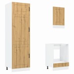 vidaXL Set dulap de bucătărie 7 piese „Kalmar” stejar artizanal lemn