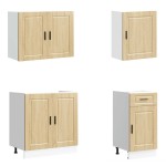 vidaXL Set dulap de bucătărie din 7 piese „Kalmar” lemn stejar Sonoma