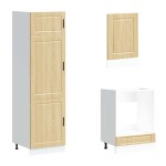 vidaXL Set dulap de bucătărie din 7 piese „Kalmar” lemn stejar Sonoma