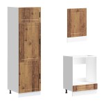vidaXL Set de dulapuri de bucătărie 7 piese „Kalmar” Lemn vechi lemn vidaXL Set de dulapuri de bucătărie 7 piese „Kalmar” Lemn vechi lemn