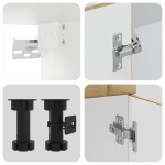 vidaXL Set dulap de bucătărie din 8 piese „Kalmar” lemn stejar Sonoma vidaXL Set dulap de bucătărie din 8 piese „Kalmar” lemn stejar Sonoma