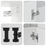 vidaXL Set dulapuri de bucătărie 8 piese „Kalmar” gri beton Lemn