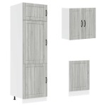 vidaXL Set de dulapuri de bucătărie 8 piese „Kalmar” lemn Sonoma gri vidaXL Set de dulapuri de bucătărie 8 piese „Kalmar” lemn Sonoma gri