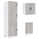 vidaXL Set de dulapuri de bucătărie 8 piese „Kalmar” lemn Sonoma gri vidaXL Set de dulapuri de bucătărie 8 piese „Kalmar” lemn Sonoma gri