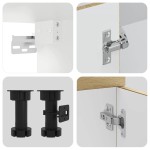 vidaXL Set dulap de bucătărie din 8 piese „Kalmar” lemn stejar Sonoma vidaXL Set dulap de bucătărie din 8 piese „Kalmar” lemn stejar Sonoma