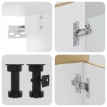 vidaXL Set dulap de bucătărie din 8 piese „Kalmar” lemn stejar Sonoma vidaXL Set dulap de bucătărie din 8 piese „Kalmar” lemn stejar Sonoma