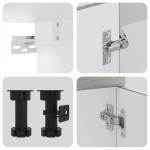 vidaXL Set de dulapuri de bucătărie 8 piese „Kalmar” lemn Sonoma gri vidaXL Set de dulapuri de bucătărie 8 piese „Kalmar” lemn Sonoma gri