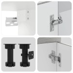 vidaXL Set de dulapuri de bucătărie 8 piese „Kalmar” lemn Sonoma gri vidaXL Set de dulapuri de bucătărie 8 piese „Kalmar” lemn Sonoma gri