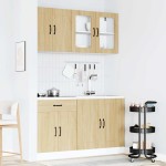 vidaXL Set dulap de bucătărie din 4 piese „Kalmar” lemn stejar Sonoma vidaXL Set dulap de bucătărie din 4 piese „Kalmar” lemn stejar Sonoma