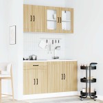 vidaXL Set dulap de bucătărie din 4 piese „Kalmar” lemn stejar Sonoma vidaXL Set dulap de bucătărie din 4 piese „Kalmar” lemn stejar Sonoma