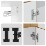 vidaXL Set dulap de bucătărie 11 piese „Porto” stejar artizanal lemn vidaXL Set dulap de bucătărie 11 piese „Porto” stejar artizanal lemn