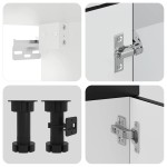 vidaXL Set dulap de bucătărie 11 piese „Kalmar” lemn negru prelucrat