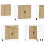 vidaXL Set dulap de bucătărie din 11 piese „Kalmar” lemn stejar Sonoma