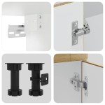 vidaXL Set dulap de bucătărie din 11 piese „Porto” lemn stejar Sonoma vidaXL Set dulap de bucătărie din 11 piese „Porto” lemn stejar Sonoma
