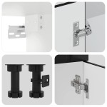 vidaXL Set dulap de bucătărie 11 piese „Kalmar” lemn negru prelucrat vidaXL Set dulap de bucătărie 11 piese „Kalmar” lemn negru prelucrat