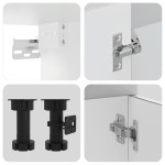vidaXL Set dulapuri de bucătărie 11 piese „Lucca” gri beton Lemn vidaXL Set dulapuri de bucătărie 11 piese „Lucca” gri beton Lemn
