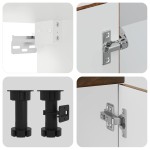 vidaXL Set dulap de bucătărie din 11 piese „Lucca” stejar afumat Lemn