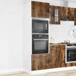 vidaXL Dulapuri pentru cuptor 2 buc Kalmar stejar sonoma lemn prelucrat