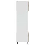 vidaXL Dulapuri pentru cuptor 2 buc Lemn prelucrat stejar maro Kalmar