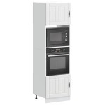 vidaXL Dulapuri pentru cuptor 2 buc Lucca alb lemn prelucrat vidaXL Dulapuri pentru cuptor 2 buc Lucca alb lemn prelucrat