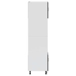 vidaXL Dulapuri pentru cuptor 2 buc Lucca negru lemn prelucrat