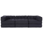 vidaXL Pernă 3 pcs Antracit 70 x 70 x 54 cm Poliester vidaXL Pernă 3 pcs Antracit 70 x 70 x 54 cm Poliester