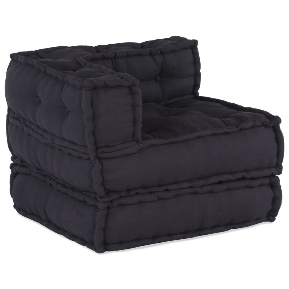 vidaXL Poufuri modulare 4 piese, material antracit