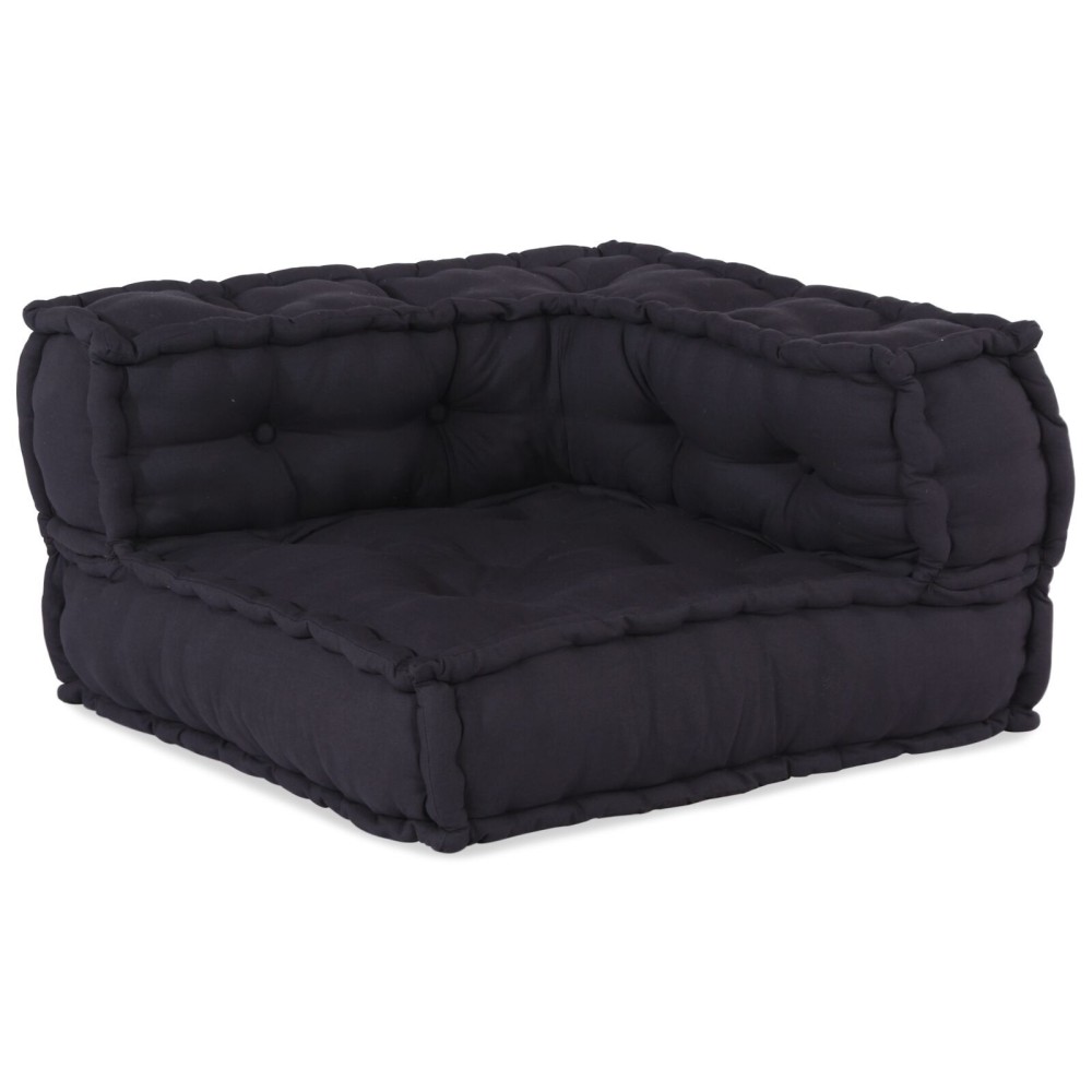 vidaXL Poufuri modulare 4 piese, material antracit