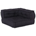 vidaXL Poufuri modulare 4 piese, material antracit vidaXL Poufuri modulare 4 piese, material antracit