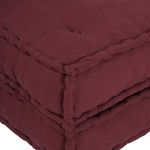 vidaXL Perne Modulare , 2 piese, Material Vișiniu