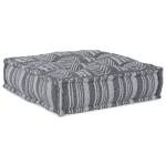 vidaXL Canapea Pouffe Modulară pentru 4 Persoane, care se transformă într-un pat, din material gri deschis. vidaXL Canapea Pouffe Modulară pentru 4 Persoane, care se transformă într-un pat, din material gri deschis.