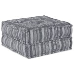 vidaXL Sofa Pouffe Modular cu 2 locuri, gri deschis vidaXL Sofa Pouffe Modular cu 2 locuri, gri deschis