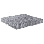 vidaXL Sofa Pouffe Modular cu 2 locuri, gri deschis vidaXL Sofa Pouffe Modular cu 2 locuri, gri deschis