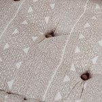 vidaXL Sofa Pouffe Modular cu 2 Locuri în Material Bej Deschis vidaXL Sofa Pouffe Modular cu 2 Locuri în Material Bej Deschis