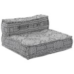 vidaXL Canapea modulară cu 4 locuri, din țesătură gri deschis vidaXL Canapea modulară cu 4 locuri, din țesătură gri deschis
